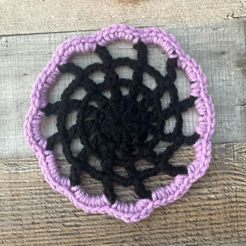 Halloween Spiderweb Coasters 4 Pack - Picture 6 of 7